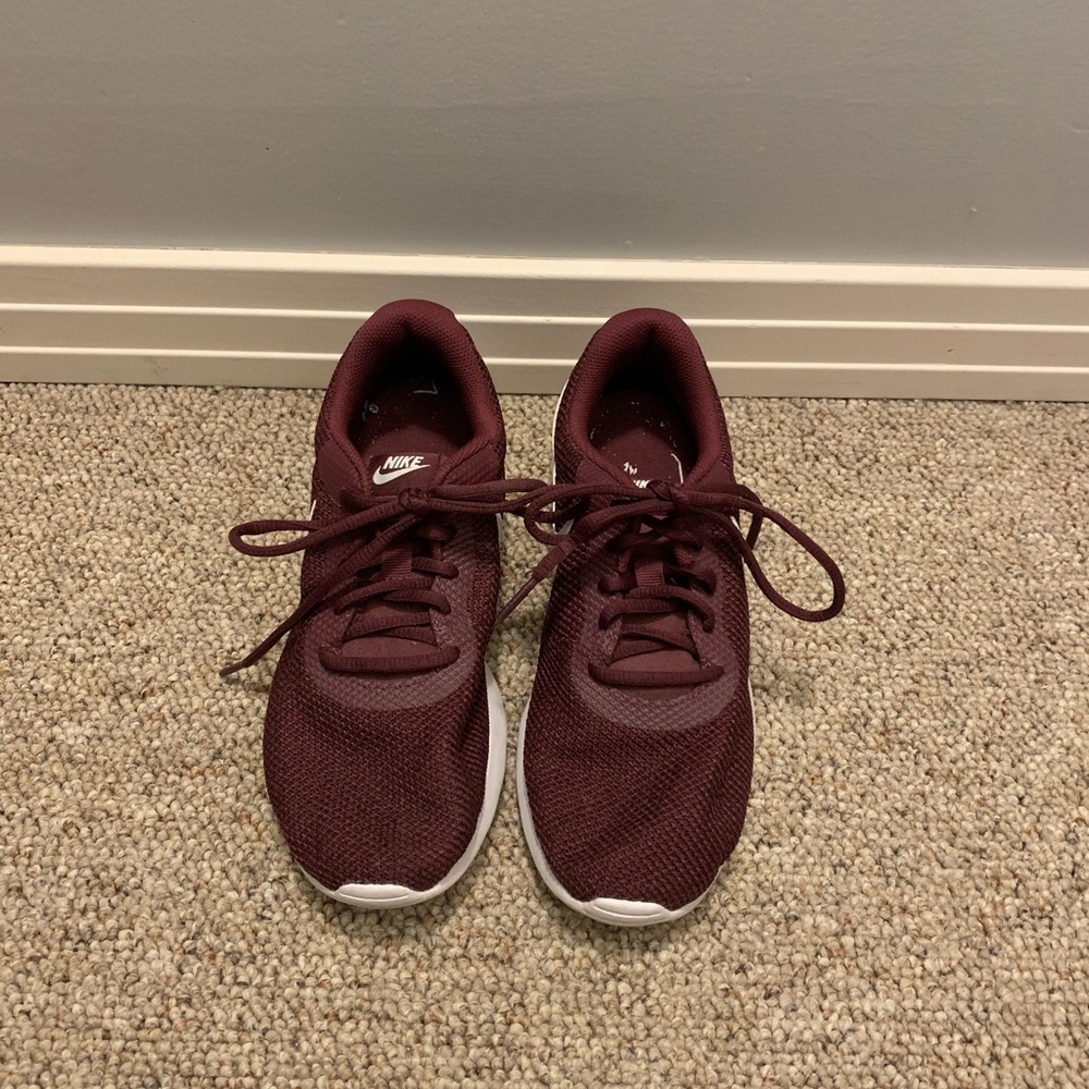 Purple Nike runners